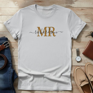 Camiseta Personalized Mr & Mrs Family Name Unisex T-Shirt 