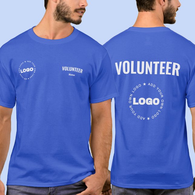 Camiseta Personalized Name Company Volunteer T-Shirt (Subido por el creador)