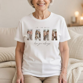 Camiseta Personalized NANA Photo Custom Grandma 
