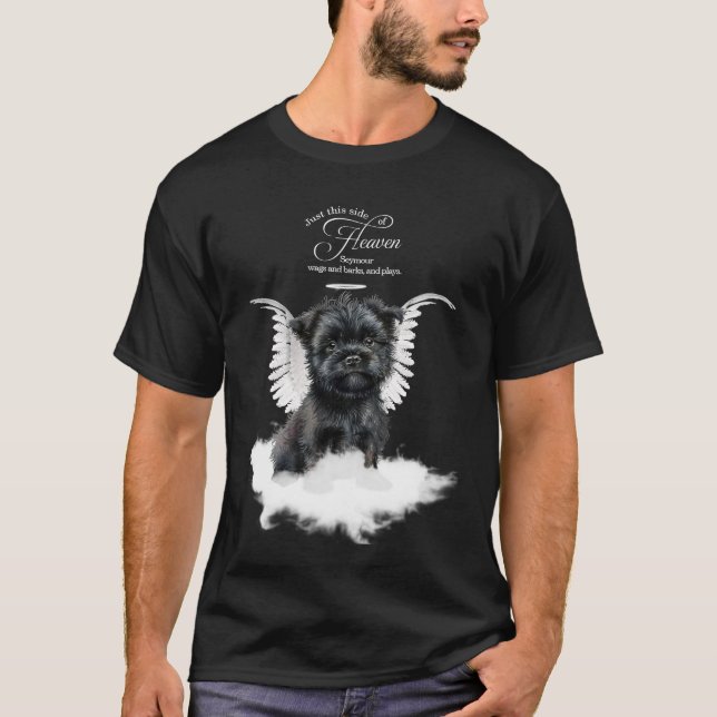 Camiseta Personalized Pet Memorial Affenpinscher Dog (Anverso)