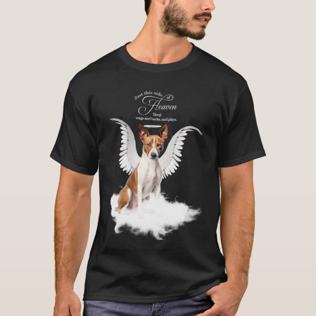 Camiseta Personalized Pet Memorial Basenji Dog (Anverso)