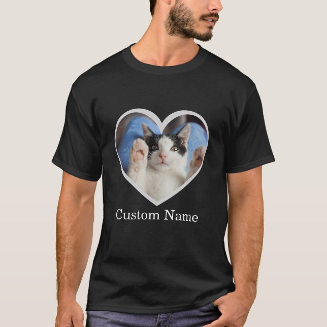 Camiseta Personalized photo and name text custom (Anverso)