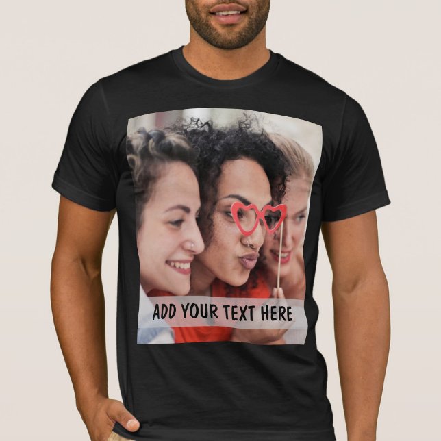 Camiseta Personalized Photo & Text Or Name  (Subido por el creador)