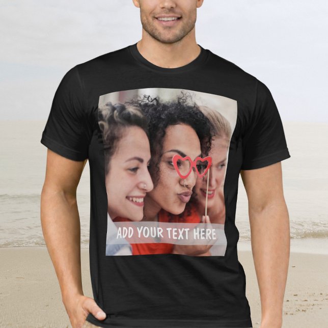 Camiseta Personalized Photo & Text Or Name  (Subido por el creador)