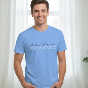 Camiseta  Personalized Photography Name Tee