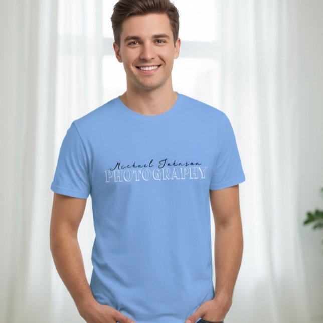 Camiseta  Personalized Photography Name Tee (Subido por el creador)