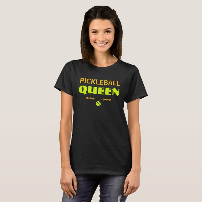 Camiseta Personalized Pickleball Queen (Anverso completo)