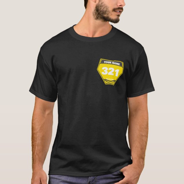 Camiseta Personalized Rider Number Name T-Shirt (Anverso)