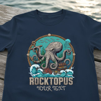 Camiseta Personalized Rocktopus Octopus Rock Tee
