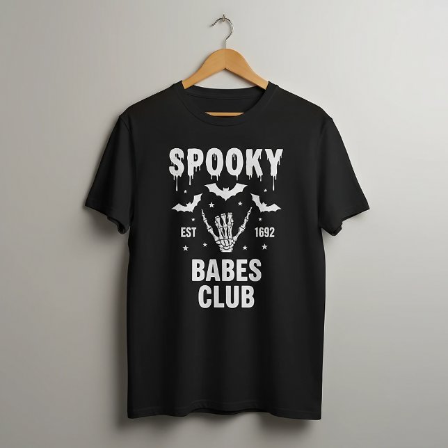 Camiseta Personalized Spooky Halloween Group College Party (Subido por el creador)