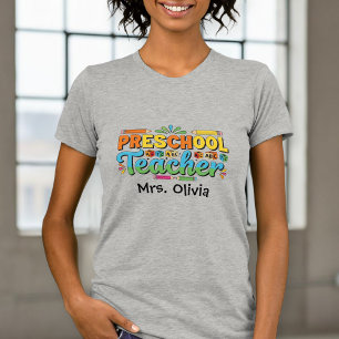 Camiseta Personalized Teacher Shirt, Custom Teacher Shirt