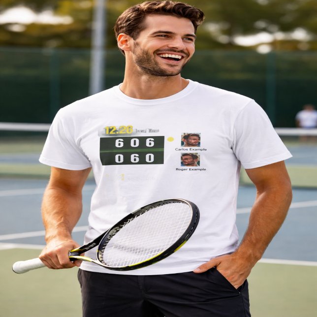 Camiseta Personalized Tennis Scoreboard (Subido por el creador)