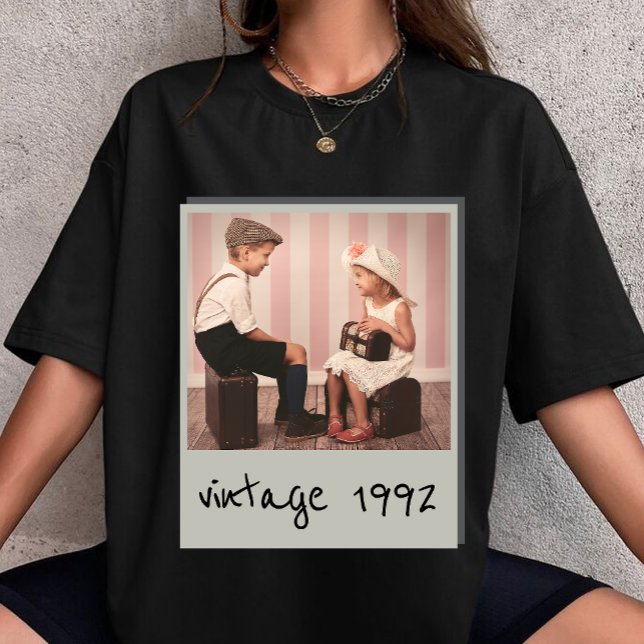Camiseta personalized Vintage Photo And Year Custom  (Subido por el creador)