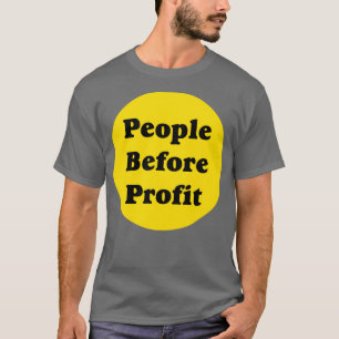Camiseta Personas antes de obtener beneficios