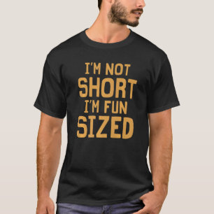 Camiseta Personas Cortas Para Hombres Mujeres Diversión Tam