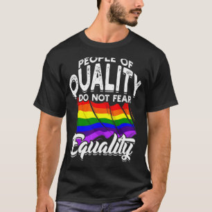 Camiseta Personas De Calidad No Temen Igualdad Lgbt Orgullo