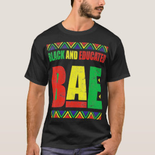 Camiseta Personas del mes de historia negra educada y negra