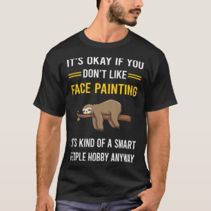 Camiseta Personas inteligentes enfrentan pintador de pintur