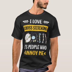 Camiseta Personas molestas cruzando el ajuste