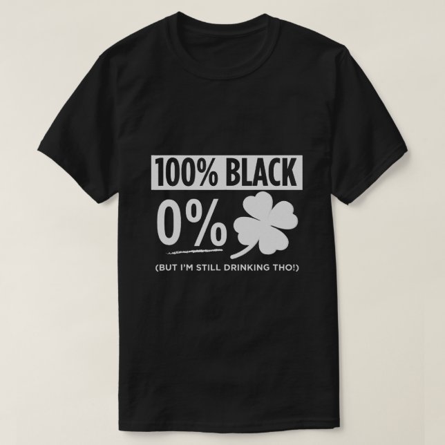 Camiseta Personas negras divertidas Día de los Patrocinador (Diseño del anverso)
