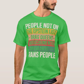 Camiseta Personas NO en la lista de Epstein