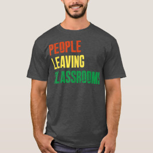 Camiseta Personas que dejan las aulas PLC