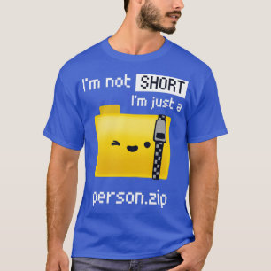 Camiseta Personzip Funny Short Person Joke Compressed Folde