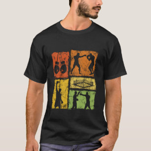 Camiseta Perspectivas de boxeo vintage estilo retro desgast