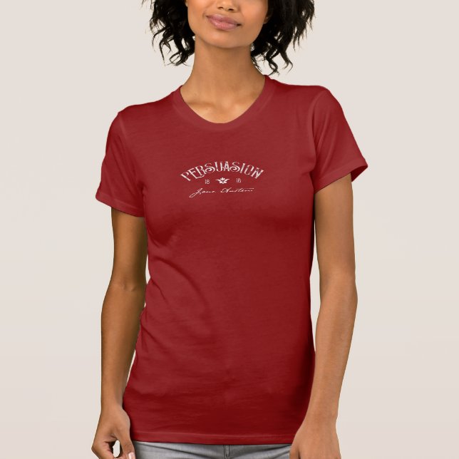 Camiseta Persuasión de Jane Austen (1818) (Anverso)