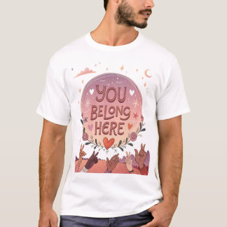 Camiseta Pertenece aquí