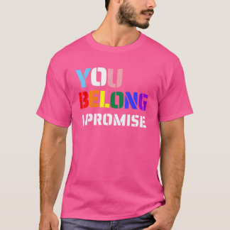 Camiseta Pertenece Mes Del Orgullo Gay Aliado Lgbtq Lesbian