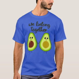 Camiseta Pertenecemos juntos al lindo aguacate cogidos de l