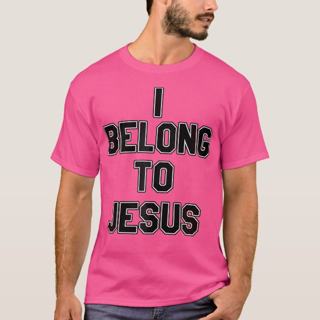 Camiseta Pertenezco a Jesús (Anverso)
