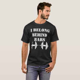 Camiseta PERTENEZCO DETRÁS DE REJAS Entrenamiento Deportivo
