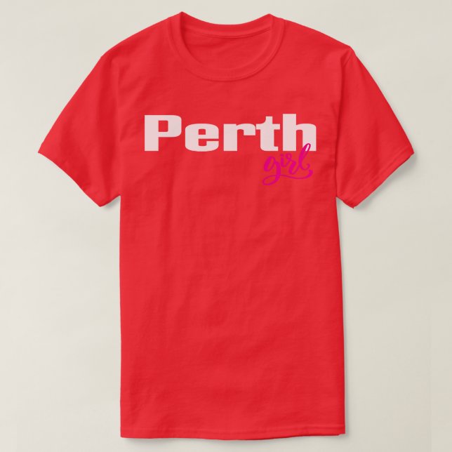 Camiseta Perth Chica Australia 1 (Diseño del anverso)