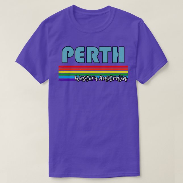 Camiseta Perth Western Australia Orgullo Perth LGBT Regalo  (Diseño del anverso)