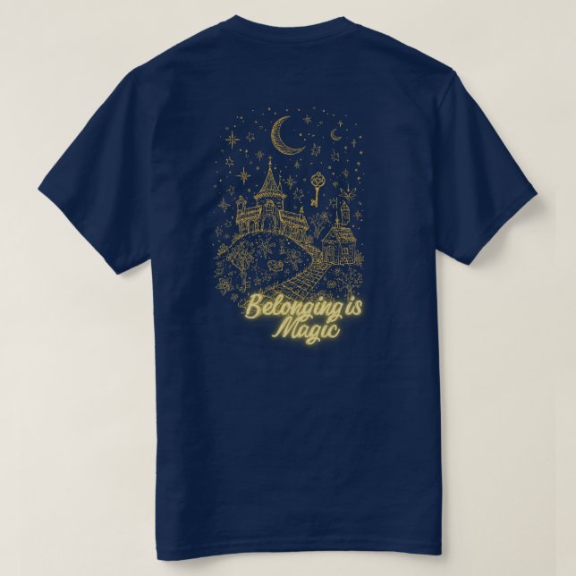 Camiseta Pertinencia Es Magia (Reverso del diseño)