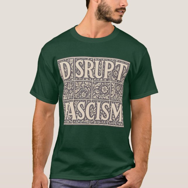 CAMISETA PERTURBAR EL FASCISMO (Anverso)