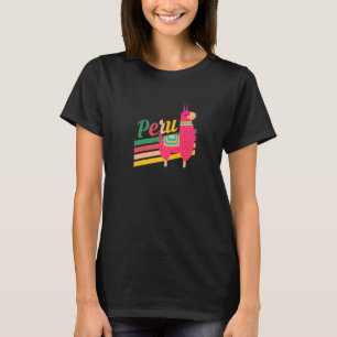 Camiseta Perú Alpacas Sur América Vacaciones 1