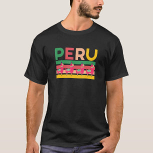 Camiseta Perú Alpacas vacaciones en Sudamérica