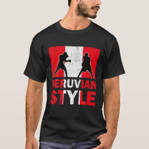 Camiseta Perú Bandera Club Peruano de Boxeo Vintage