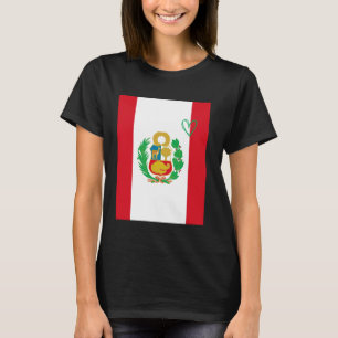 Camiseta Perú Bandera del Corazón Peruano Orgulloso Patrimo