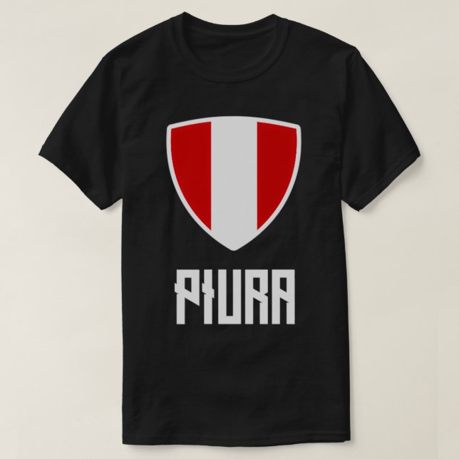 Camiseta Perú: Bandera peruana de Piura (Diseño del anverso)