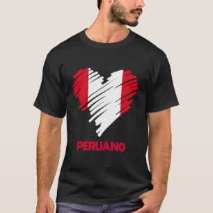 Camiseta Perú: Bandera peruana orgullosa peruana