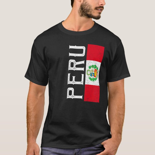Camiseta Perú: El orgullo por el país apoya la bandera peru (Anverso)