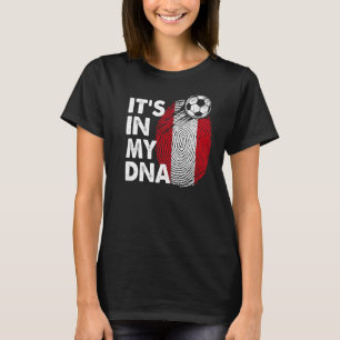 Camiseta Perú En Mi Dna Equipo Peruano De Bandera Perú