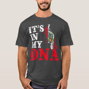 Camiseta Perú está en mi ADN Bandera Peruana