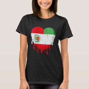 Camiseta Perú Italia Bandera Ciudadana del Corazón tomando 