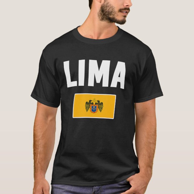 Camiseta Perú: La bandera de Lima (Anverso)