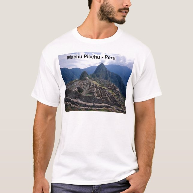 Camiseta Perú las ruinas de Machu Picchu (St.K.) (Anverso)